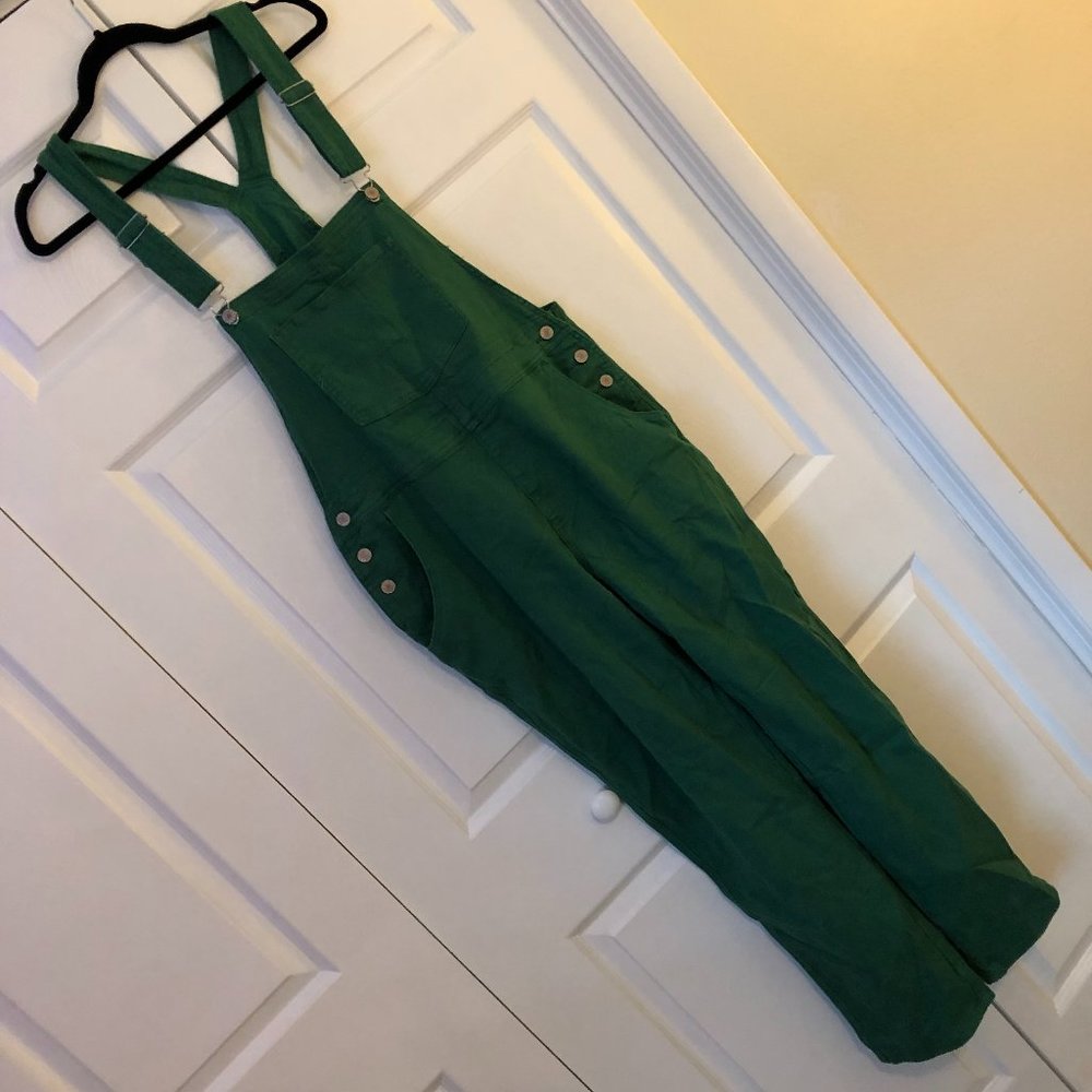 🦚Green Overall Pants
